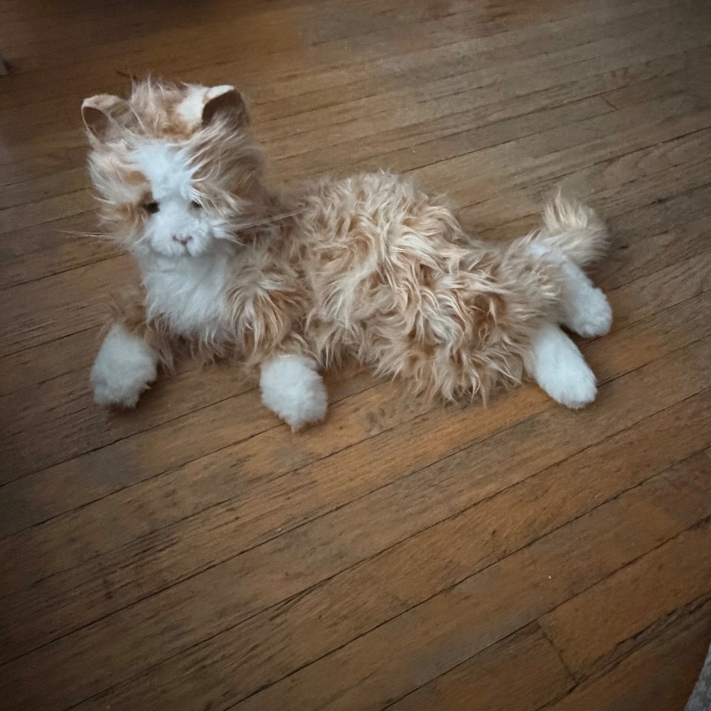 Ageless Innovation Joy For All Orange Tabby Cat Robotic Companion Pet Plush 2019